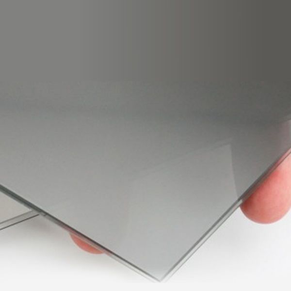 Матове графітове загартоване скло 4 мм з полірованою кромкою glass 4 GMK фото