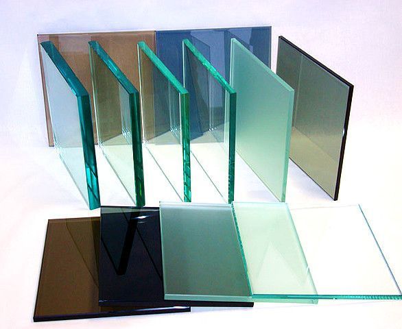 Матовое графитовое закалённое стекло 5 мм с полированной кромкой glass 5 GKM фото