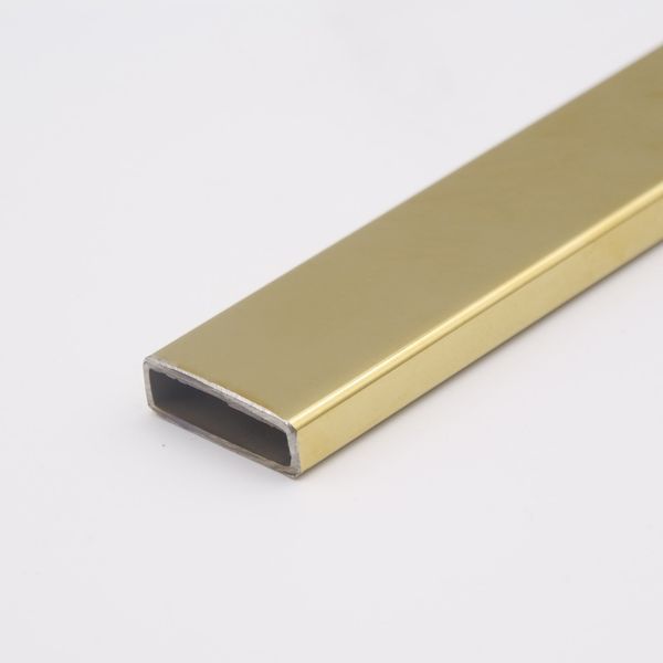 Скляна душова перегородка 2000&times;1100 мм, скло: бронза, матування: повне матування, фурнітура: Gold &mdash; поліроване золото model-A.244 фото
