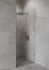 Скляні двері в душ 2000х600мм. скло: графіт, колір фурнітури: PSS - полірована Model-H.22 фото 3