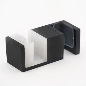 Нижняя направляющая двойная 30*10 (Black)черный мат 243 Black фото