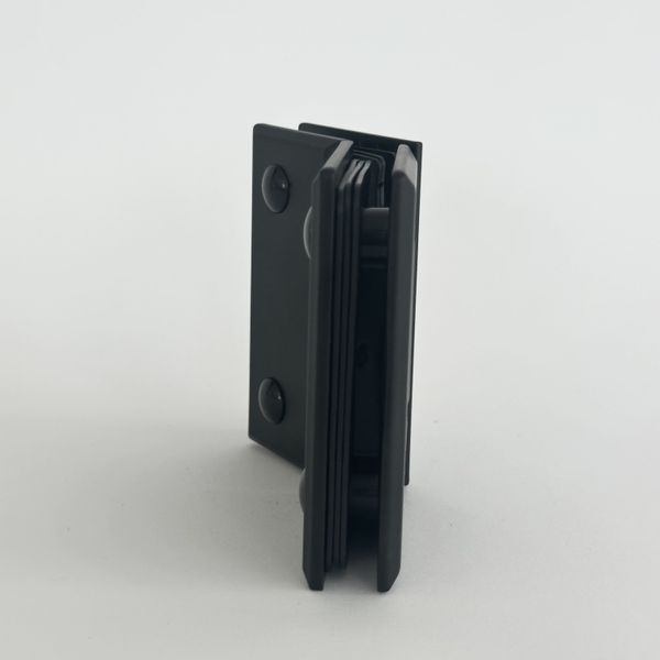 Петля для душевой кабины скло-скло (Black) черная нержавейка 302 Black фото