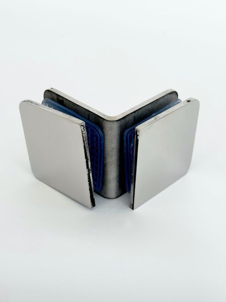 Стеклодержатель СТЕКЛО-СТЕКЛО 90 ГРАДУСОВ (Bronze) бронза 725 Bronze фото