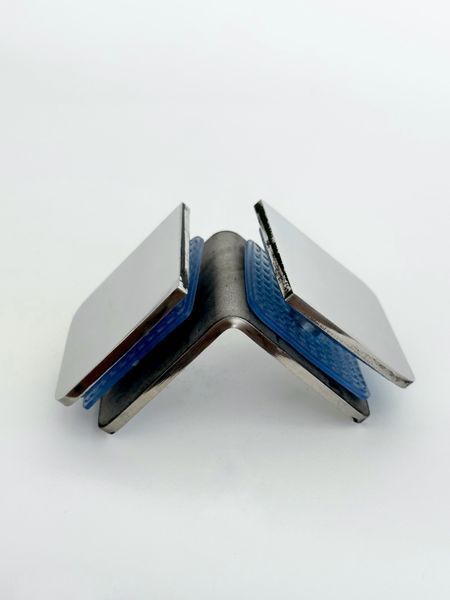Стеклодержатель СТЕКЛО-СТЕКЛО 90 ГРАДУСОВ (Bronze) бронза 725 Bronze фото