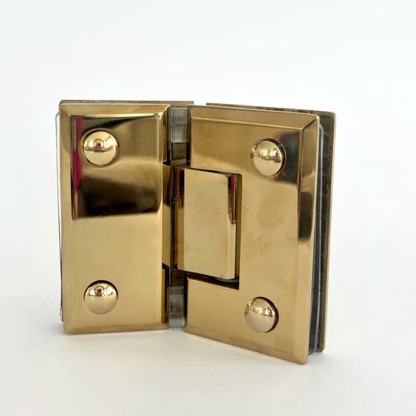 Петля для душевой кабины скло-скло (Gold) золотая 302 Gold фото