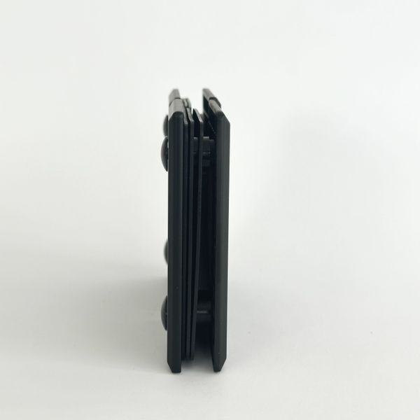 Петля для душевой кабины стекло-стекло (Black) черная нержавейка 303 Black фото