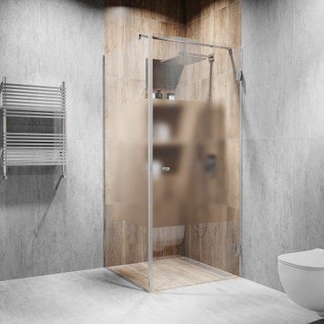 Кутова душова з розпашними дверима 2000х650х1150мм. скло: діамант, інтим зона, колір фурнітури: PSS - полірована Model-D.1196 фото