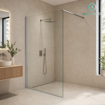 Стекло для душевой перегородки на замену AG-GLASS-005 фото
