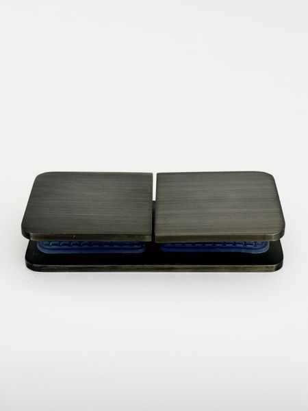 Склотримач СКЛО-СКЛО 180 ГРАДУСІВ ( Bronze) бронза 724 Bronze фото