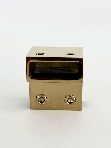 Соединитель для труб стекло-труба под трубу 30х10 (Gold) золото 311 Gold фото
