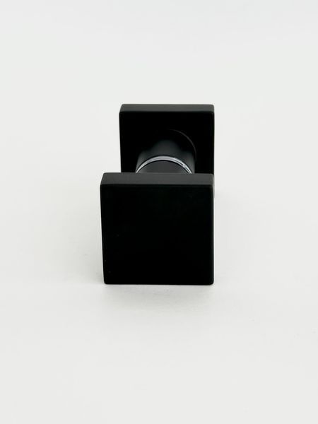 Ручка-кноб квадратная для душевой кабины (Black) черная матовая 684 Black фото