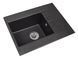 Кухонна мийка BODRUM 650 black shine Miraggio 15195 фото 3