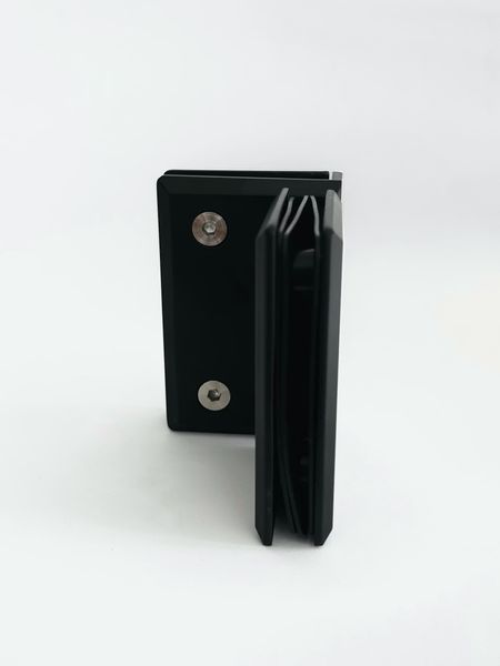 Петля для душевой кабины стекло-стекло (Black) черный матовый 304  Black фото