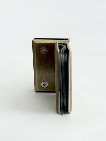 Петля для душевой кабины стекло-стекло (Bronze) бронза 304 Bronze фото