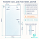 Загартоване скло для розсувних дверей AG-GLASS-013 фото 3
