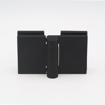 Петля для душевой кабины без фиксации стекло-стекло (Black) чорная нержавейка, SUS 304 8500L-28 Black фото