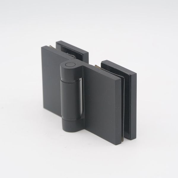 Петля для душової кабіни без фіксації скло-скло (Black) чорна нержавійка, SUS 304 8500L-28 Black фото