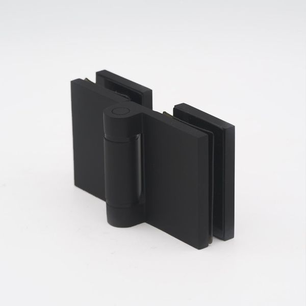 Петля для душової кабіни без фіксації скло-скло (Black) чорна нержавійка, SUS 304 8500L-28 Black фото