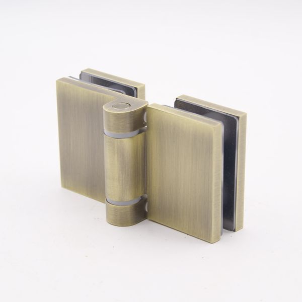 Петля для душевой кабины без фиксации стекло-стекло (Bronze) бронза, SUS 304 8500L-28 Bronze фото