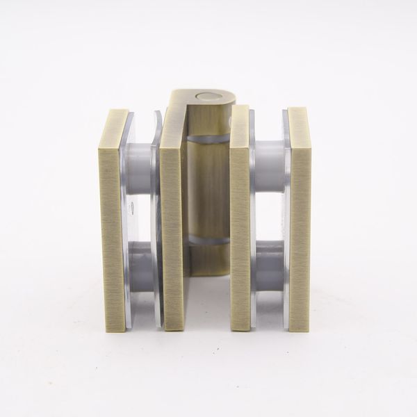 Петля для душевой кабины без фиксации стекло-стекло (Bronze) бронза, SUS 304 8500L-28 Bronze фото