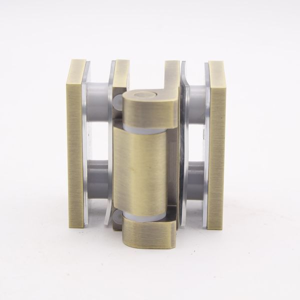 Петля для душевой кабины без фиксации стекло-стекло (Bronze) бронза, SUS 304 8500L-28 Bronze фото