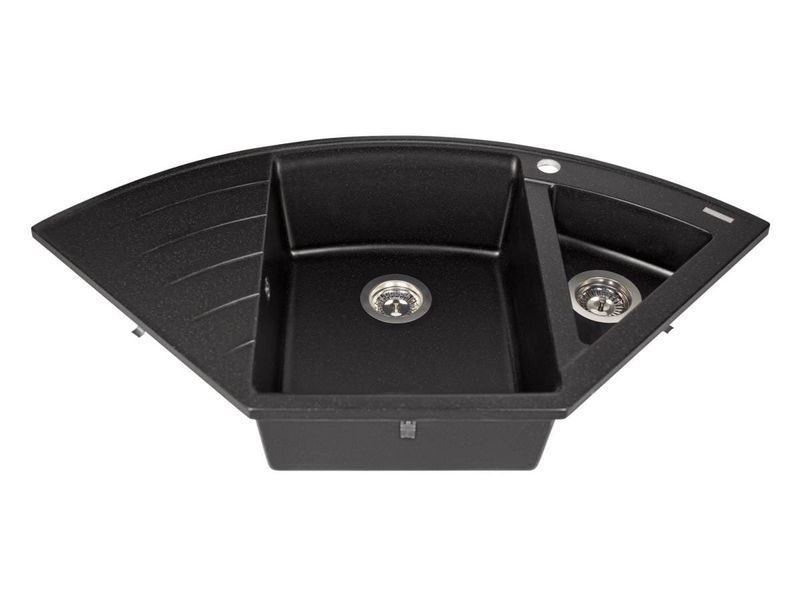 Кухонна мийка EUROPE black shine Miraggio 15216 фото