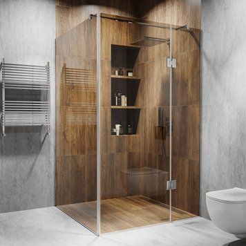 Душевая кабина с разпашными дверьми на стекле 2000*850*800мм. стекло: бронза, цвет фурнитуры: SSS - матова Model-E.664 фото