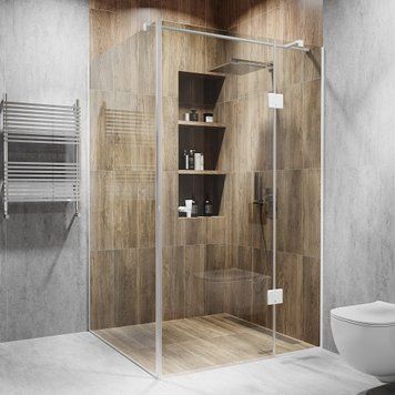 Душевая кабина с разпашными дверьми на стекле 2000*950*800мм. стекло: прозоре, цвет фурнитуры: Bronze - Бронза Model-E.2014 фото