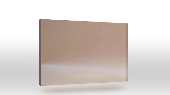 Скло 4мм бронза матова сире з кромкою glass 4 BCM фото