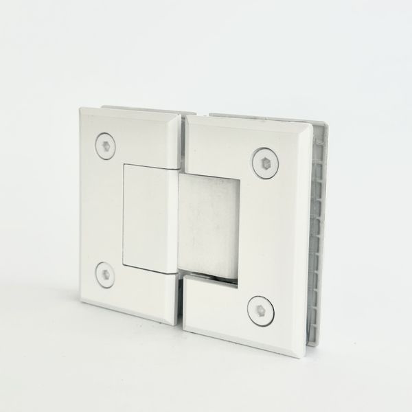 Петля для душевой кабины стекло-стекло (White) белая матовая 303 White фото